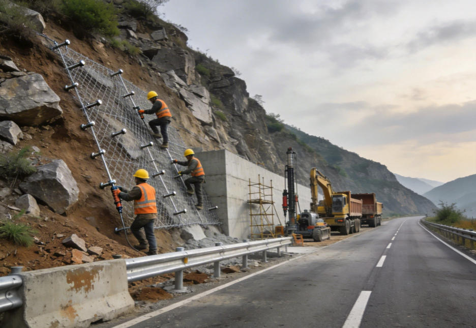 江海公路道路护坡